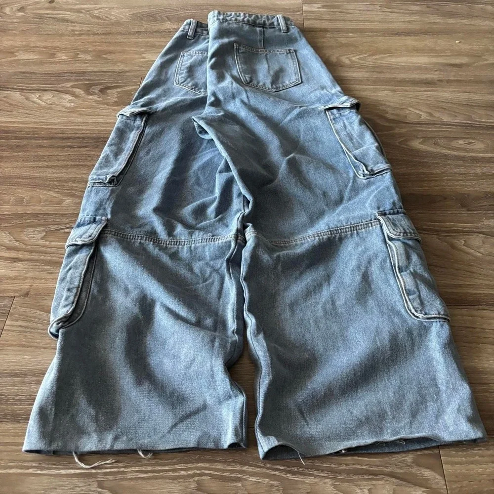 Vintage Y2K/2000s Baggy Streetwear Skater Cargo Jeans! 31x26